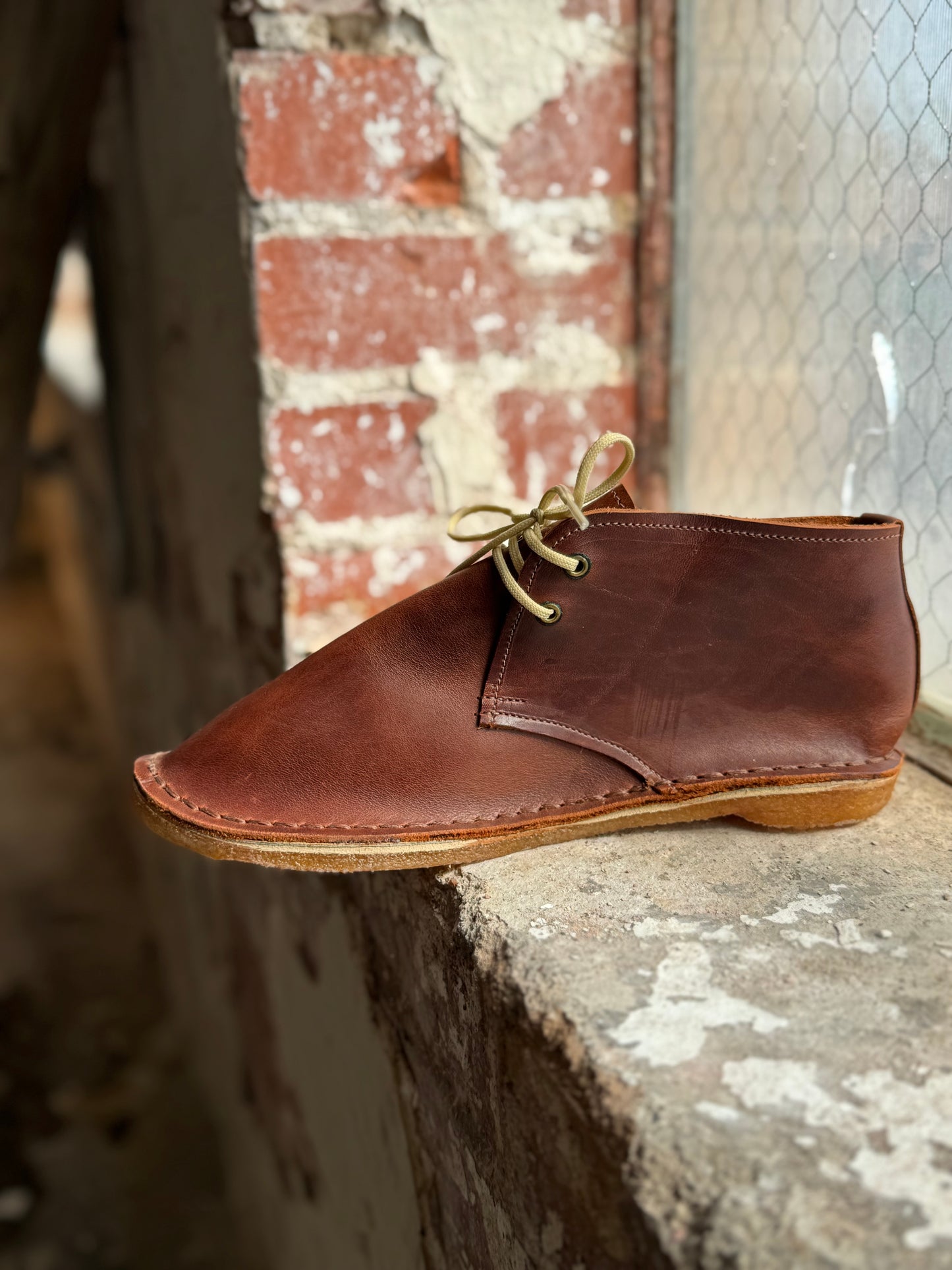 Dimovi Desert Boots - Chestnut Brown