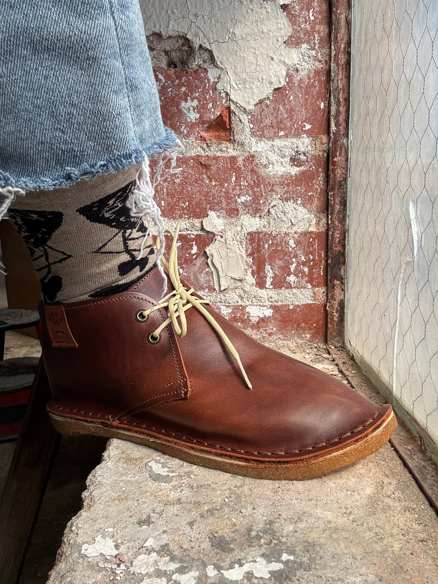 Dimovi Desert Boots - Chestnut Brown