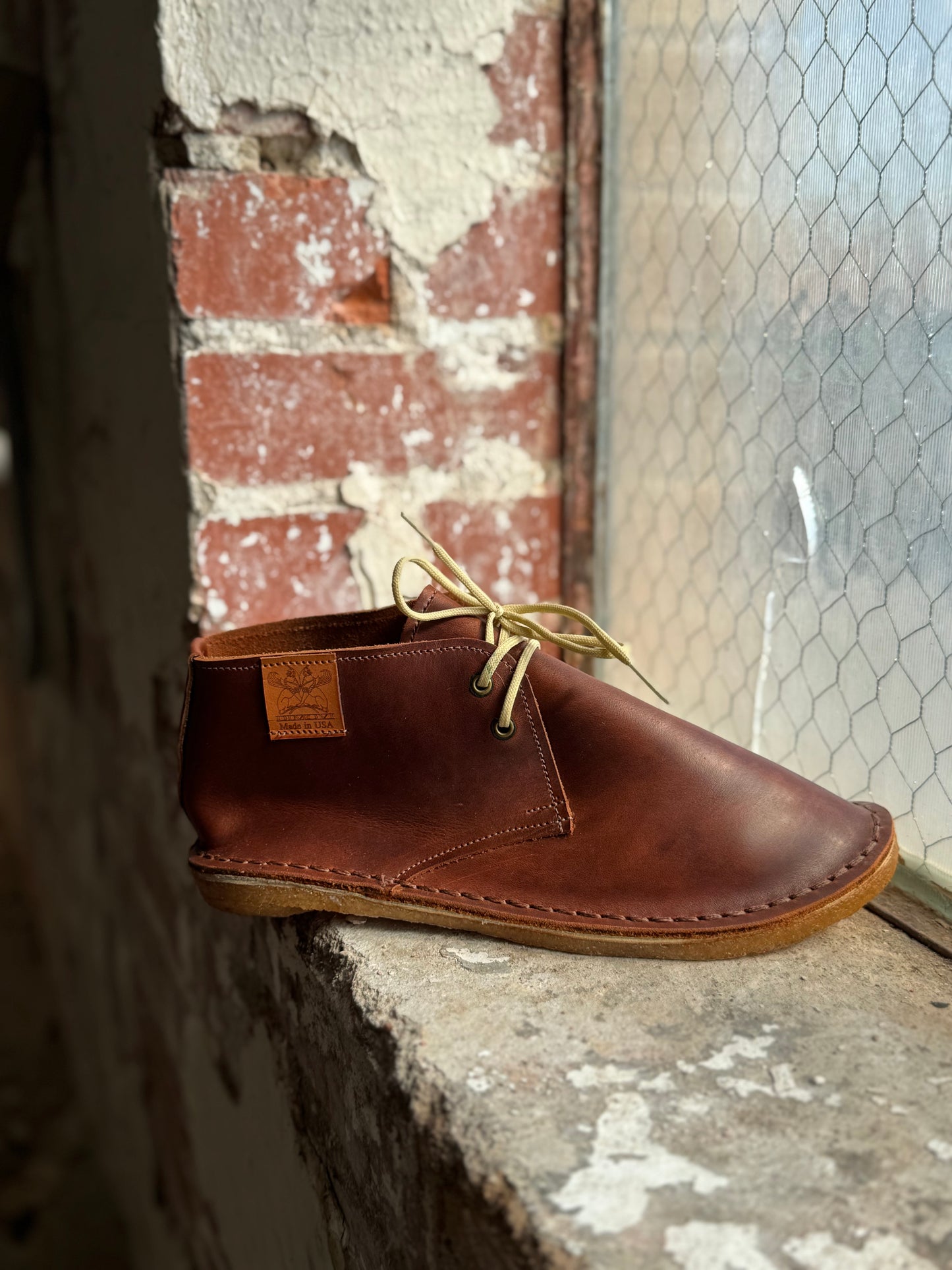 Dimovi Desert Boots - Chestnut Brown