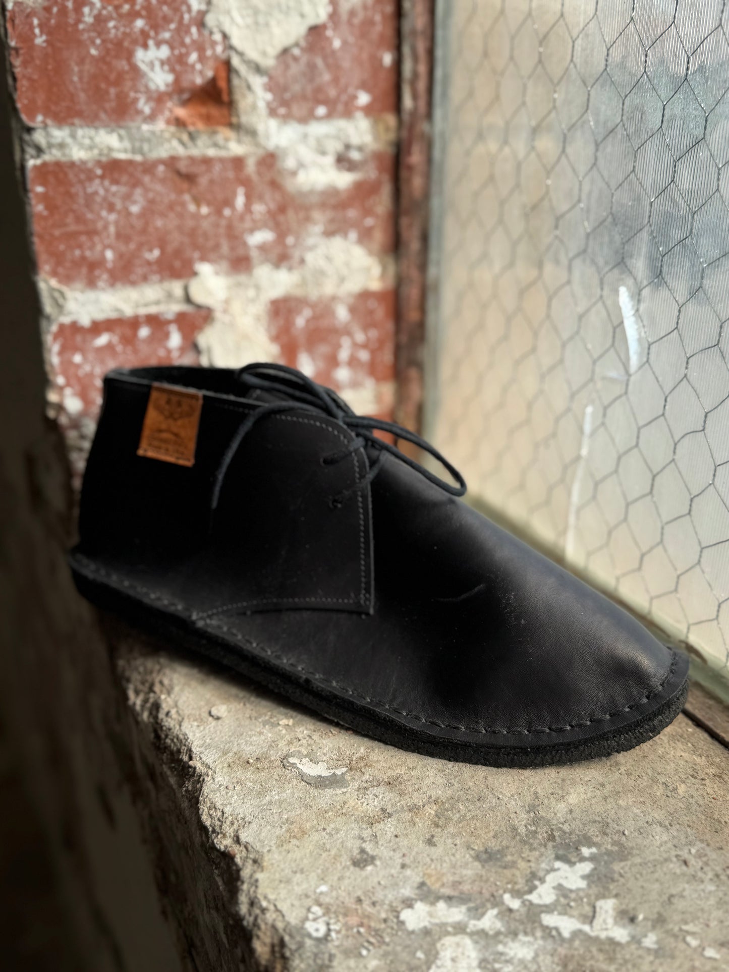 Dimovi Desert Boots - Black Black Black