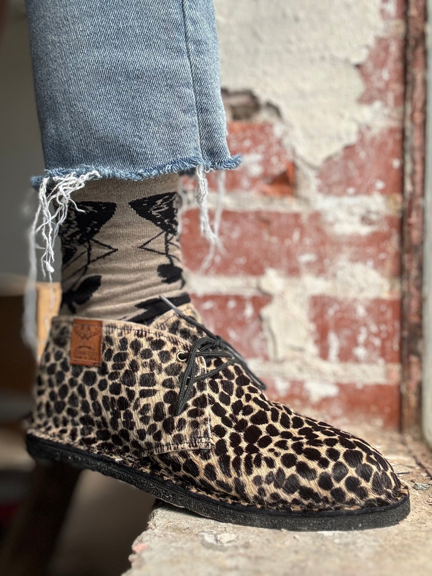 Dimovi Desert Boots - Giraffe-ish