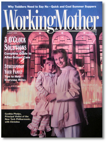 Ballerinas on the cover of Working Mother