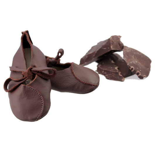 One-Peace Handmade Leather Shoes - Cacao